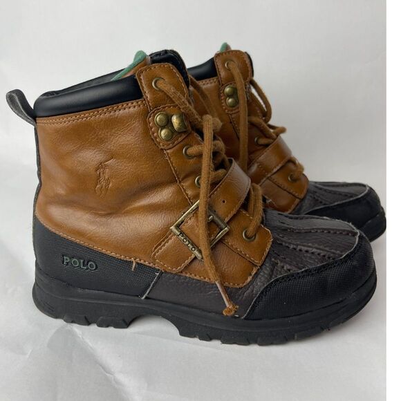 Polo Ralph Lauren Colbey Mid II Duck Boots  Boys 3US - Picture 1 of 8